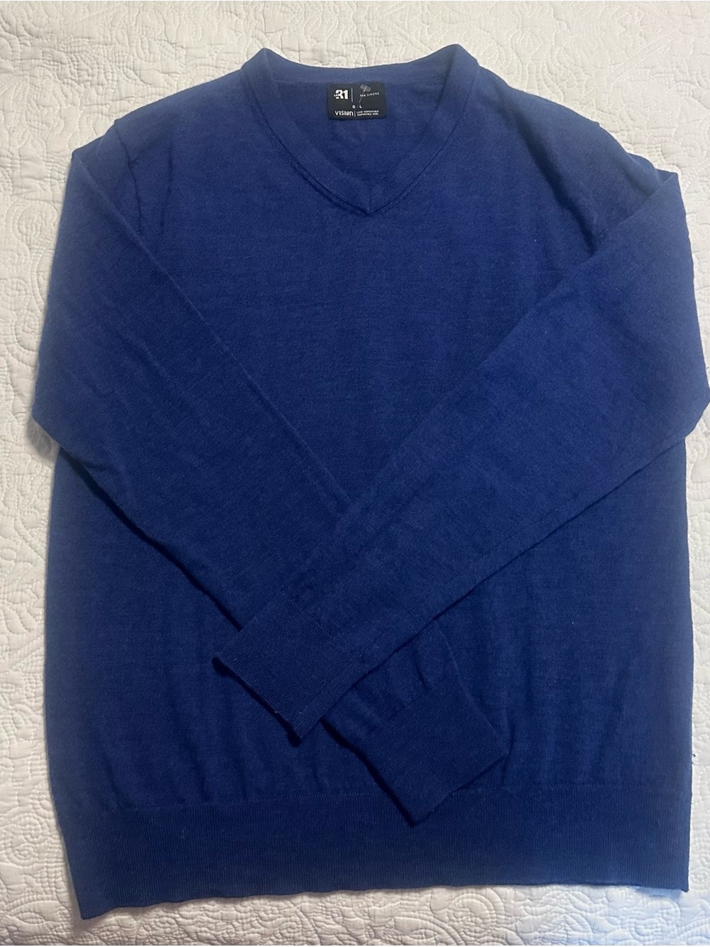 V-Neck Merino Wool Sweater